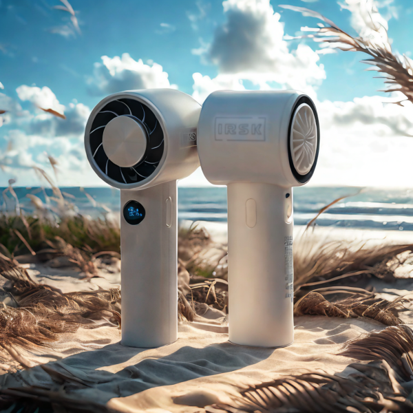 IRSK Pocket-Sized 4-Speed Quiet Mini Fan | Rechargeable 2500mAh Battery, LED Display & 360° Adjustable Tilt for Home, Gym, and Travel - 图片 9