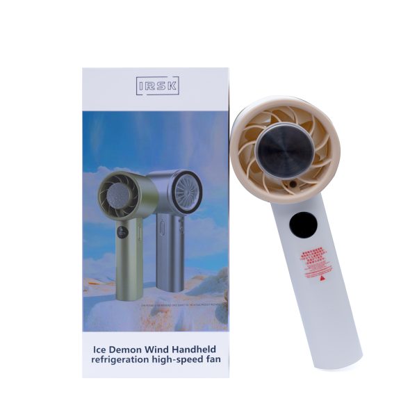 IRSK Pocket-Sized 4-Speed Quiet Mini Fan | Rechargeable 2500mAh Battery, LED Display & 360° Adjustable Tilt for Home, Gym, and Travel - 图片 8