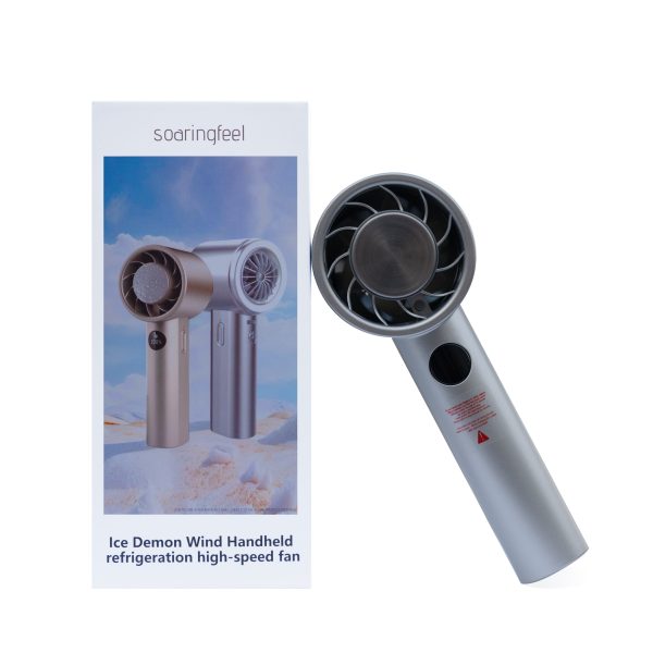Soaring Feel Ultra-Portable 3-Speed Handheld Mini Fan with USB-C Rechargeable Battery | Compact Cooling for Travel, Office, and Outdoor Use - 图片 4