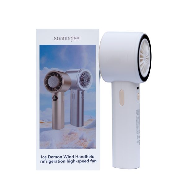 Soaring Feel Ultra-Portable 3-Speed Handheld Mini Fan with USB-C Rechargeable Battery | Compact Cooling for Travel, Office, and Outdoor Use